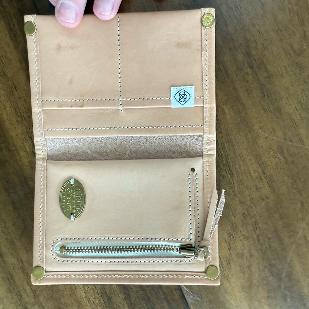 The superior labor undyed passport wallet